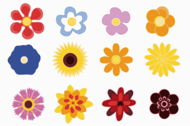 Free flowers beautiful flowers blossoms vector