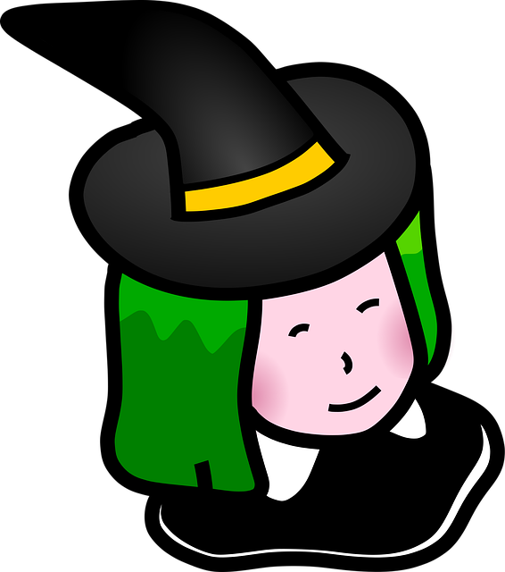 Free halloween witch wizardry illustration
