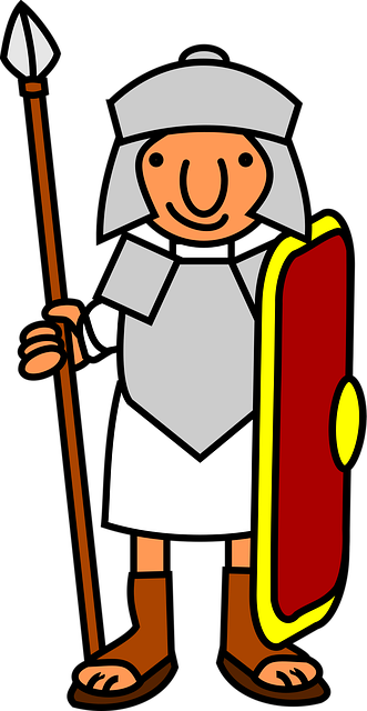 Free knight history person vector
