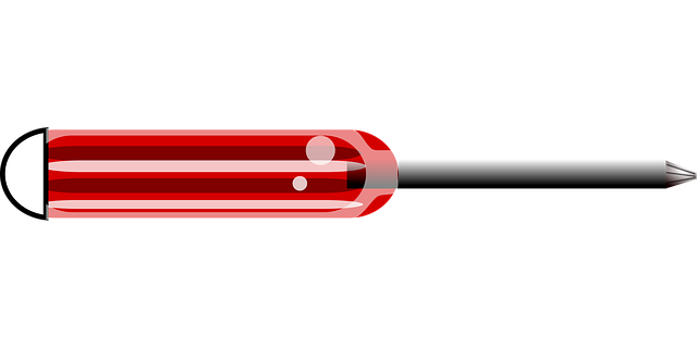 Free screwdriver tool cross head vector