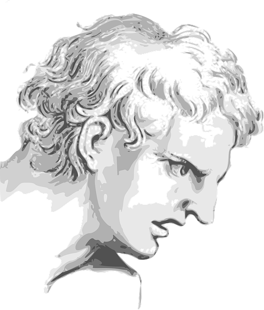 Free face man expression vector