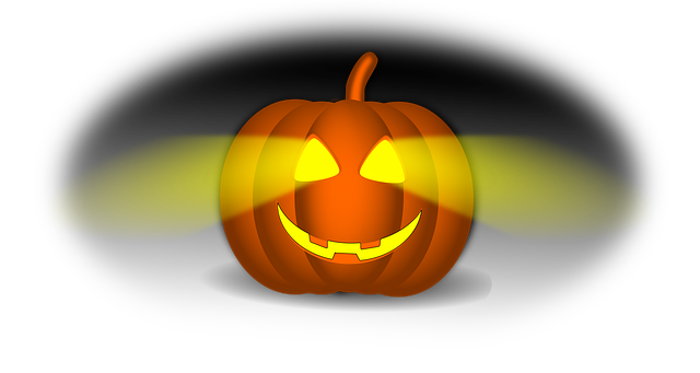 Free halloween carved ghost vector