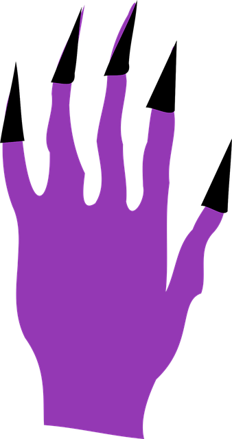 Free claws devil fingers vector