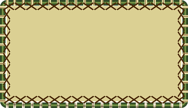 Free fence bamboo bed vector