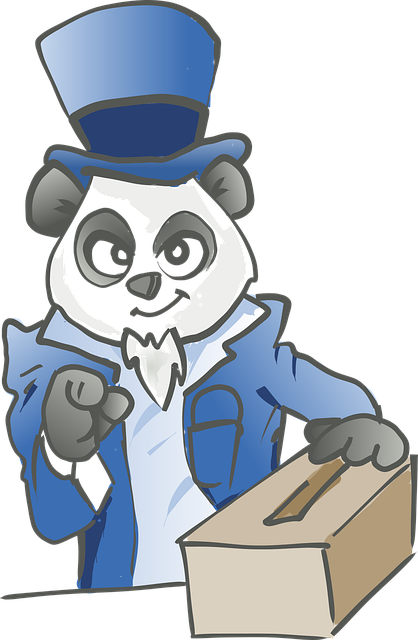 Free panda blue cute illustration