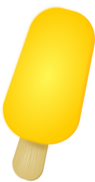 Popsicle, Mat, Gul, Kjærlighet På Pinne
