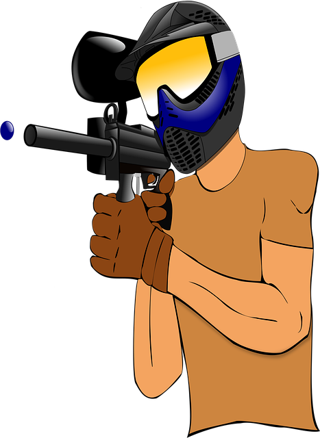 Free paintball gotcha marker vector