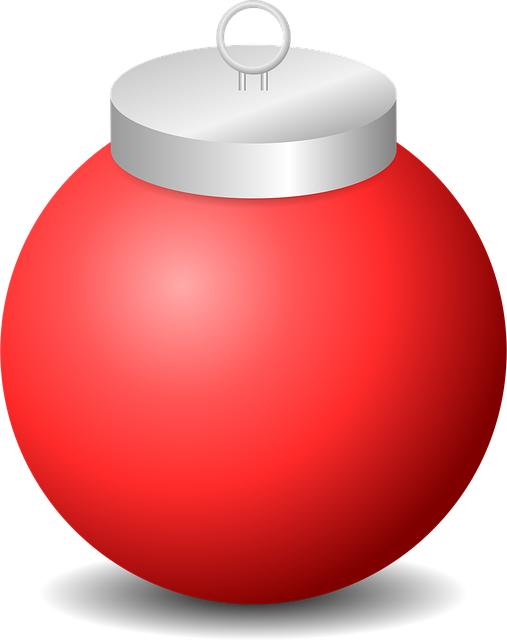Free christmas ball christmas red vector
