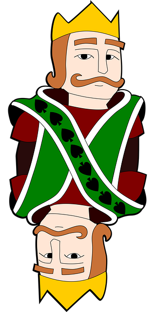König, Kartenspiel, Krone, Symmetrie