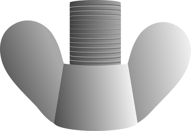 Free wingnut wing nut winged nut vector