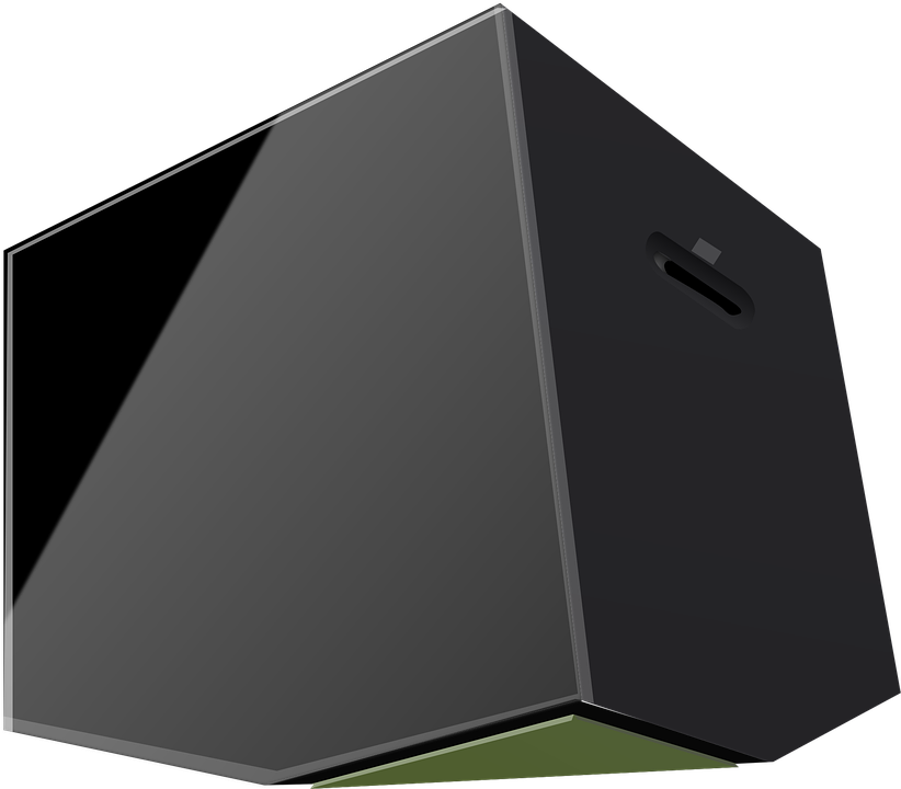 Cube Box Black Free Vector Graphic On Pixabay