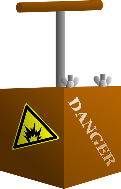 Free detonator bomb dynamite vector