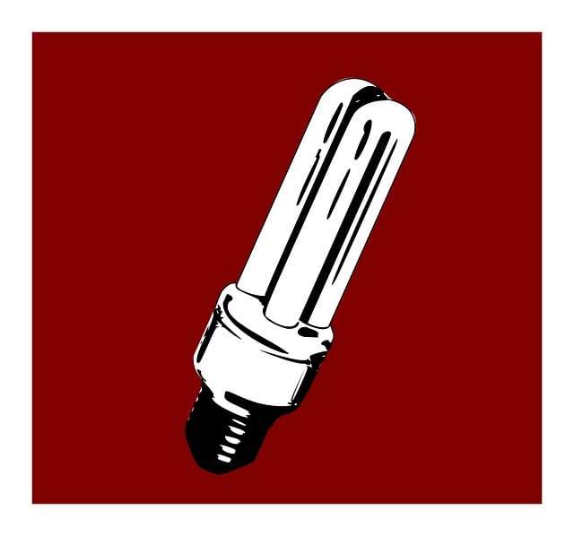 Free energy saving lamp lamp energy-efficient lamp vector