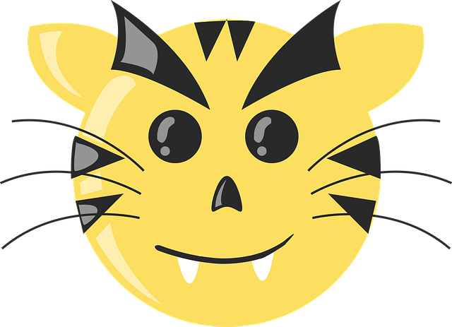 Free tiger wildcat animal illustration