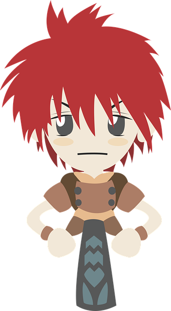Free boy character cute illustration