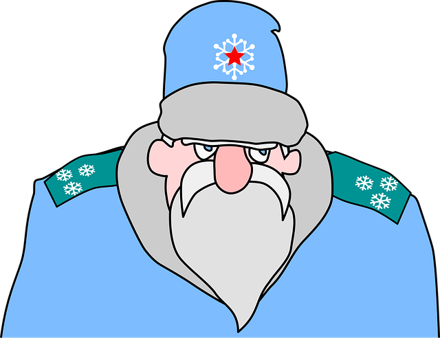 Free christmas humor military illustration
