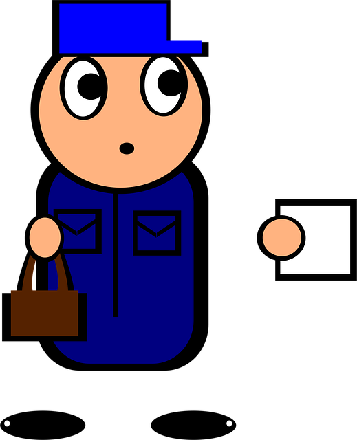 Free Postman Mailman vector and picture