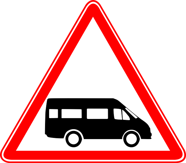 Free attention bus bus stop illustration