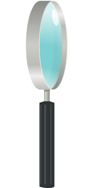 Free magnifying glass loupe lense vector