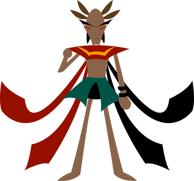 Free medicine man tribe amazon vector