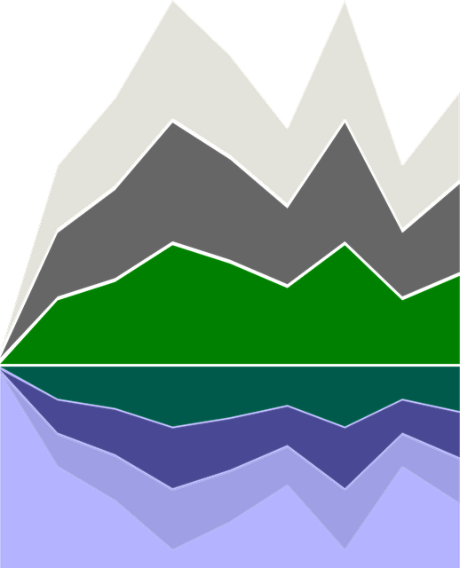 Free mountains abstract nature vector