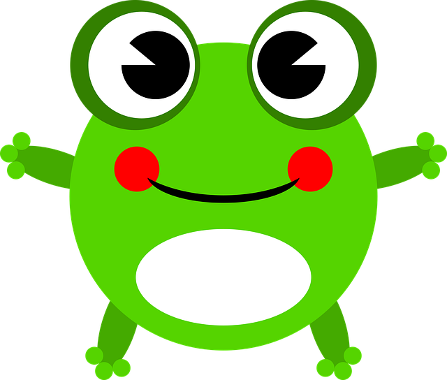 Free frog amphibian nature illustration