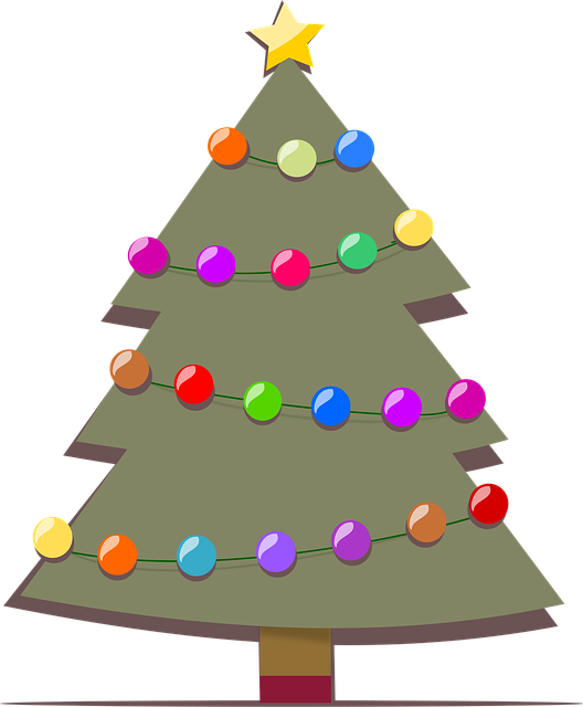 Free christmas tree christmas holidays vector