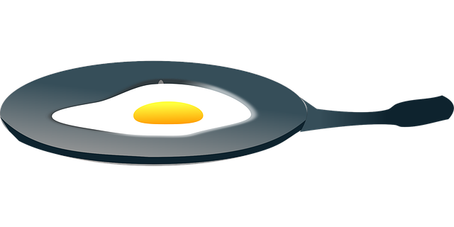 Free fried egg pan egg illustration