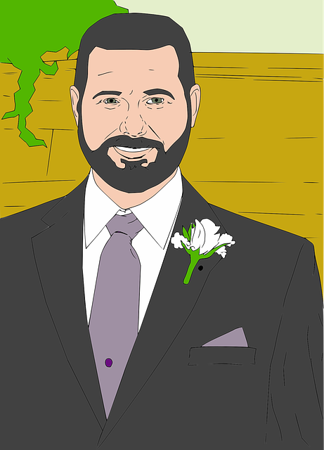 Free gentleman groom guy vector