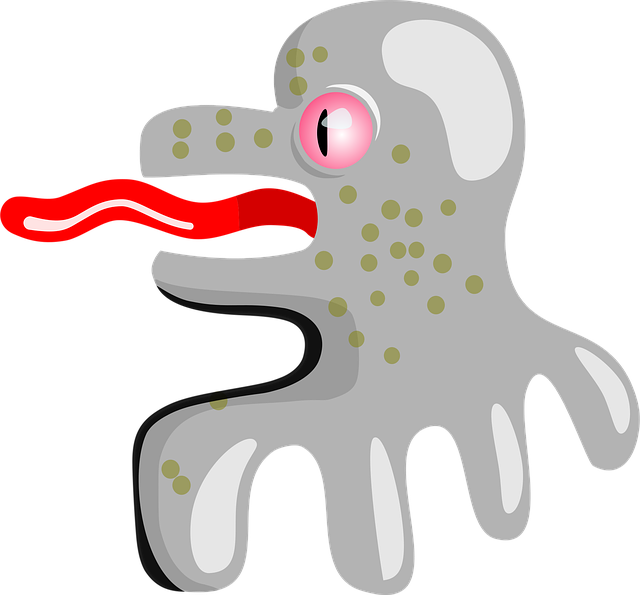 Free dragon alien creature vector
