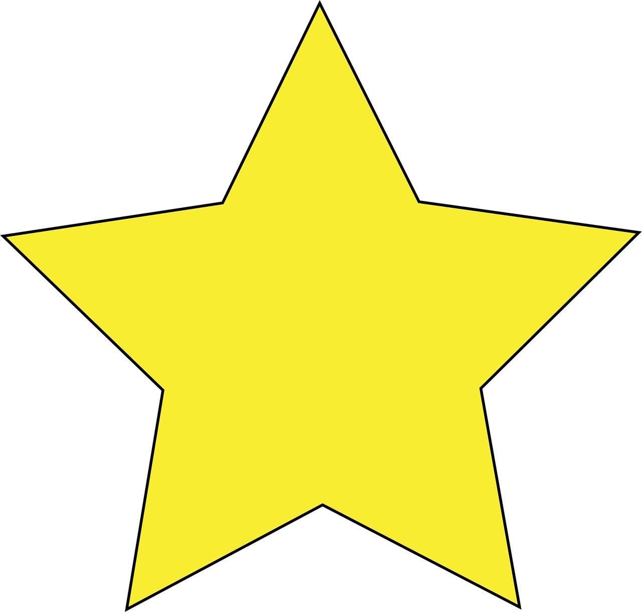 Star Yellow Favorite Free Vector Graphic On Pixabay