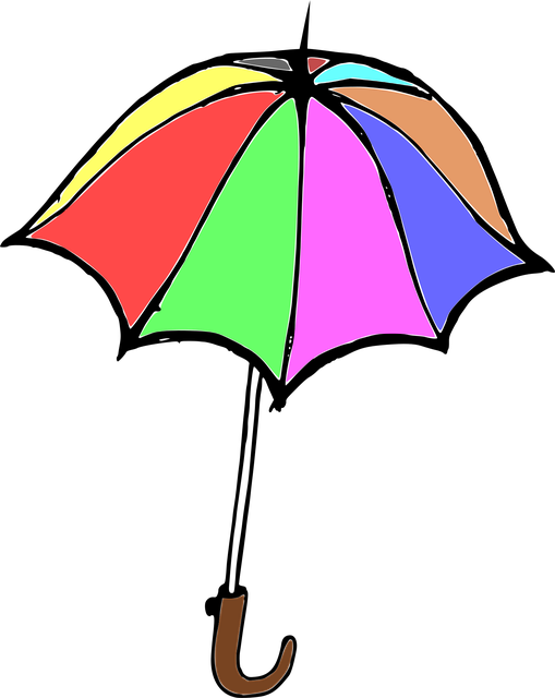 Free umbrella rain cover sunshade vector