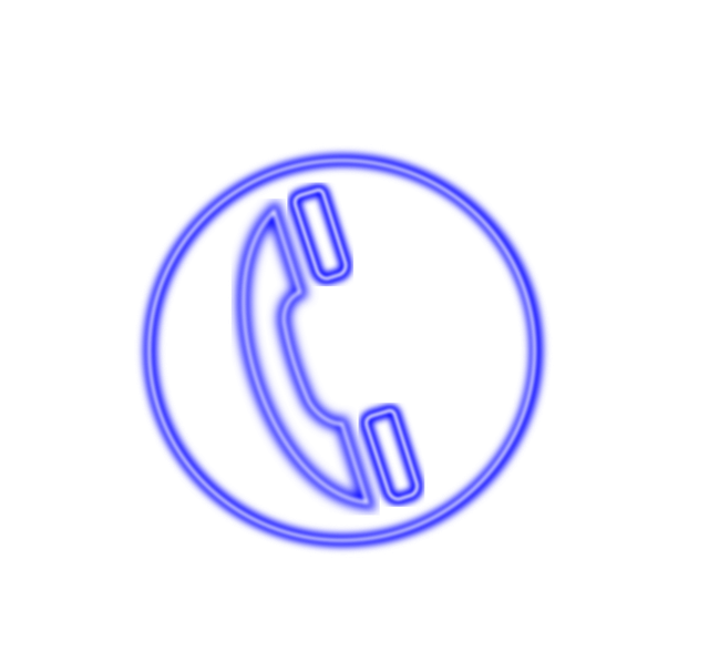 Free neon light phone vector