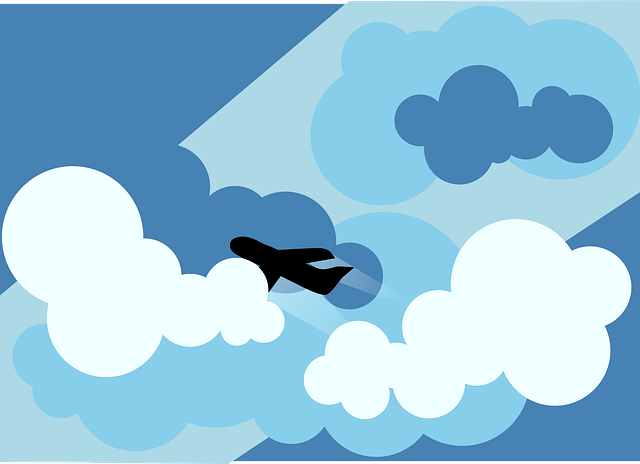 Free Airplane Flying vector and picture