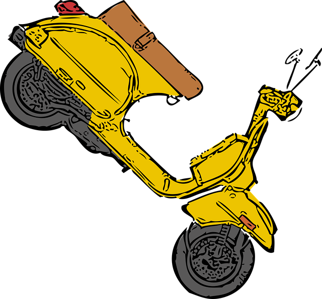 Download free HD stock image of Scooter Vehicle Free scooter vehicle yellow vector