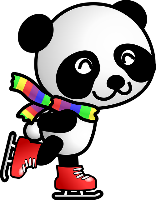 Panda, Skøjter, Stå På Skøjter, Dyr