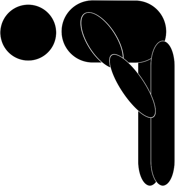 Free bow pray manikin vector