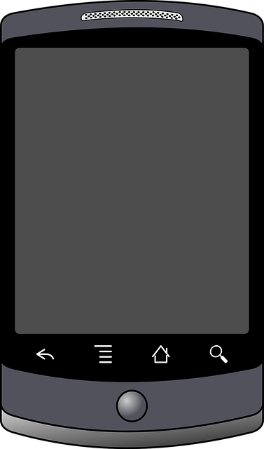 Free touchscreen smartphone android os vector