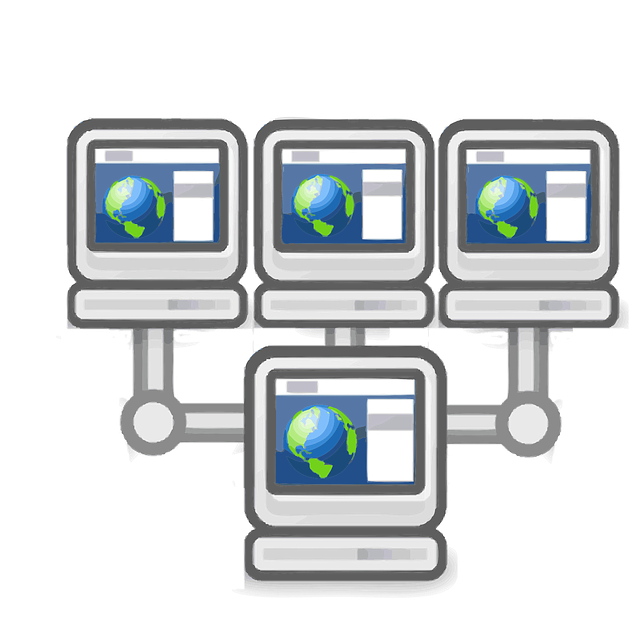 Download free HD stock image of Network Workstations Free network workstations server vector
