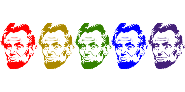 Free abraham abe lincoln president usa vector