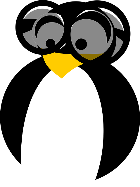 Free penguin brainy clever vector
