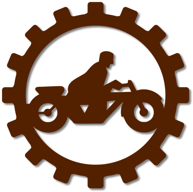 Free motorbike repairs garage vector