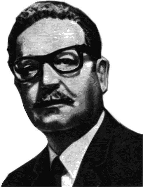 Free salvador guillermo allende gossens president chile vector