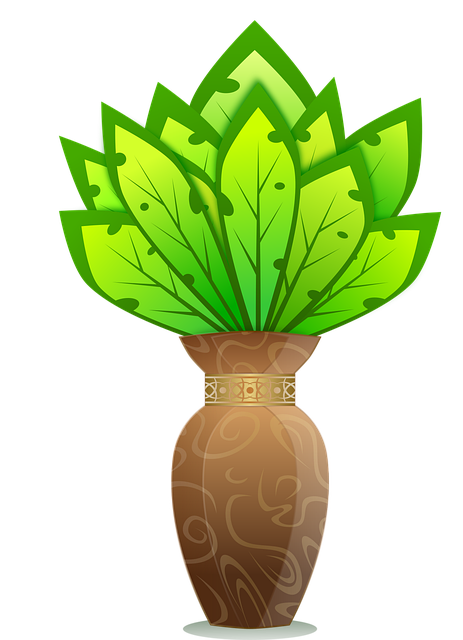 Free planter vase nature illustration