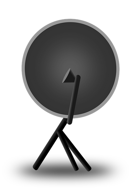 Satellitenschüssel, Fernsehen, Satellit