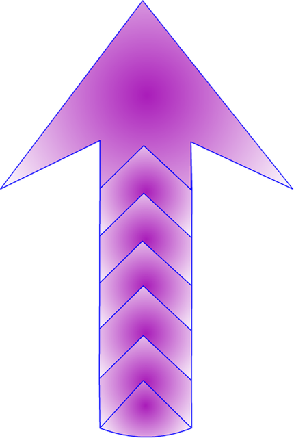 Free accelerate arrow up vector