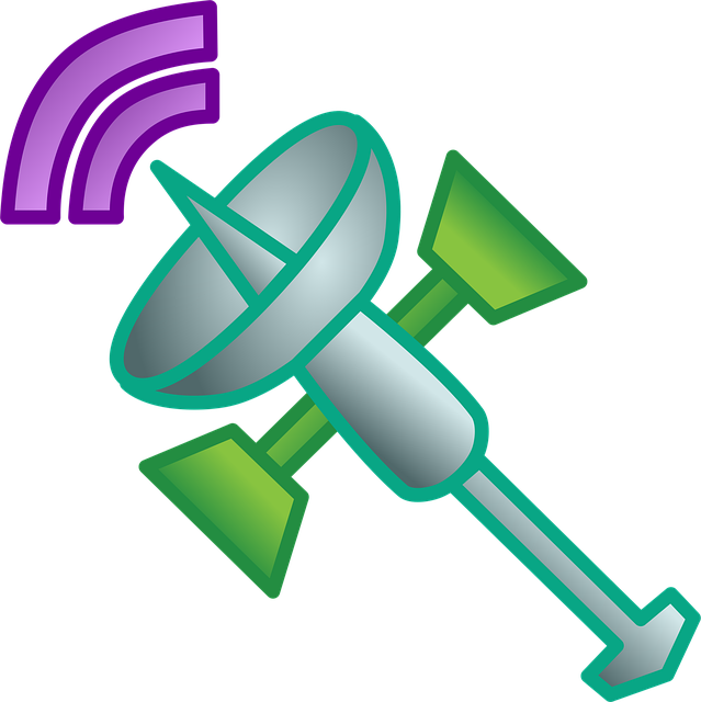 Free satellite communication upload vector