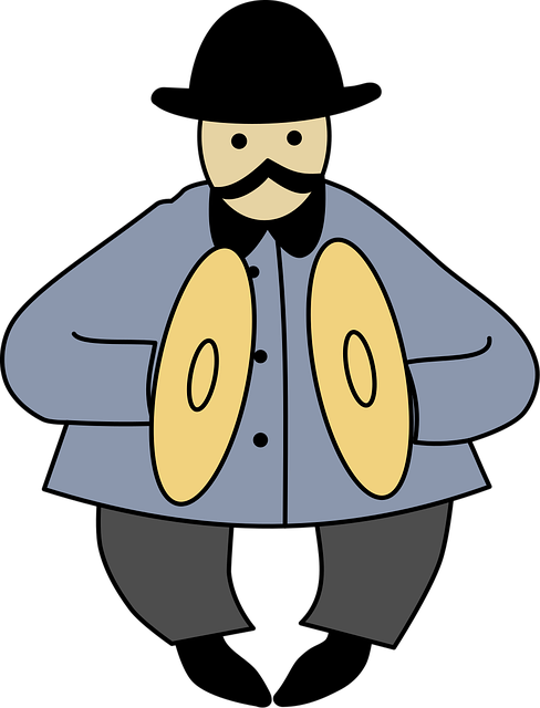 Free cymbals band bandsman vector