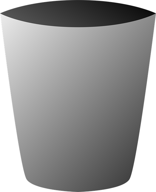 Free garbage bin can illustration