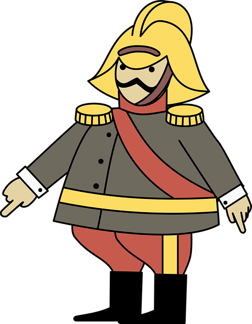 Free leader band band-master vector